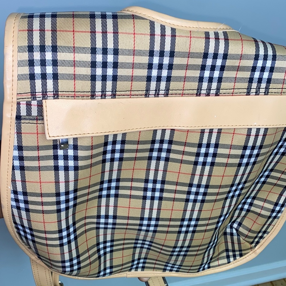 Stylish Beige Checkered Unisex Backpack Bag
